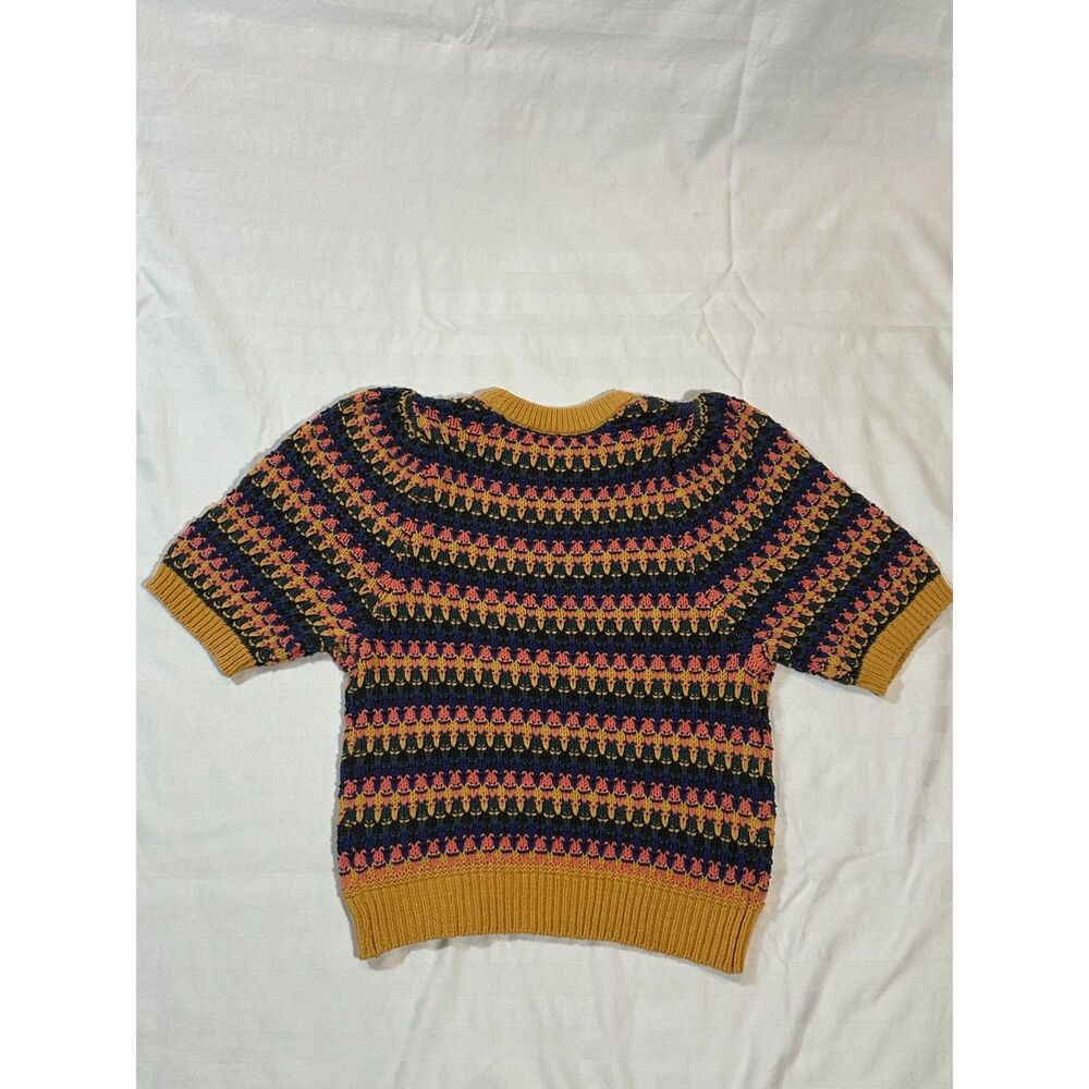 Universal Thread Women’s Short Sleeve Knit Sweater Top Size Small